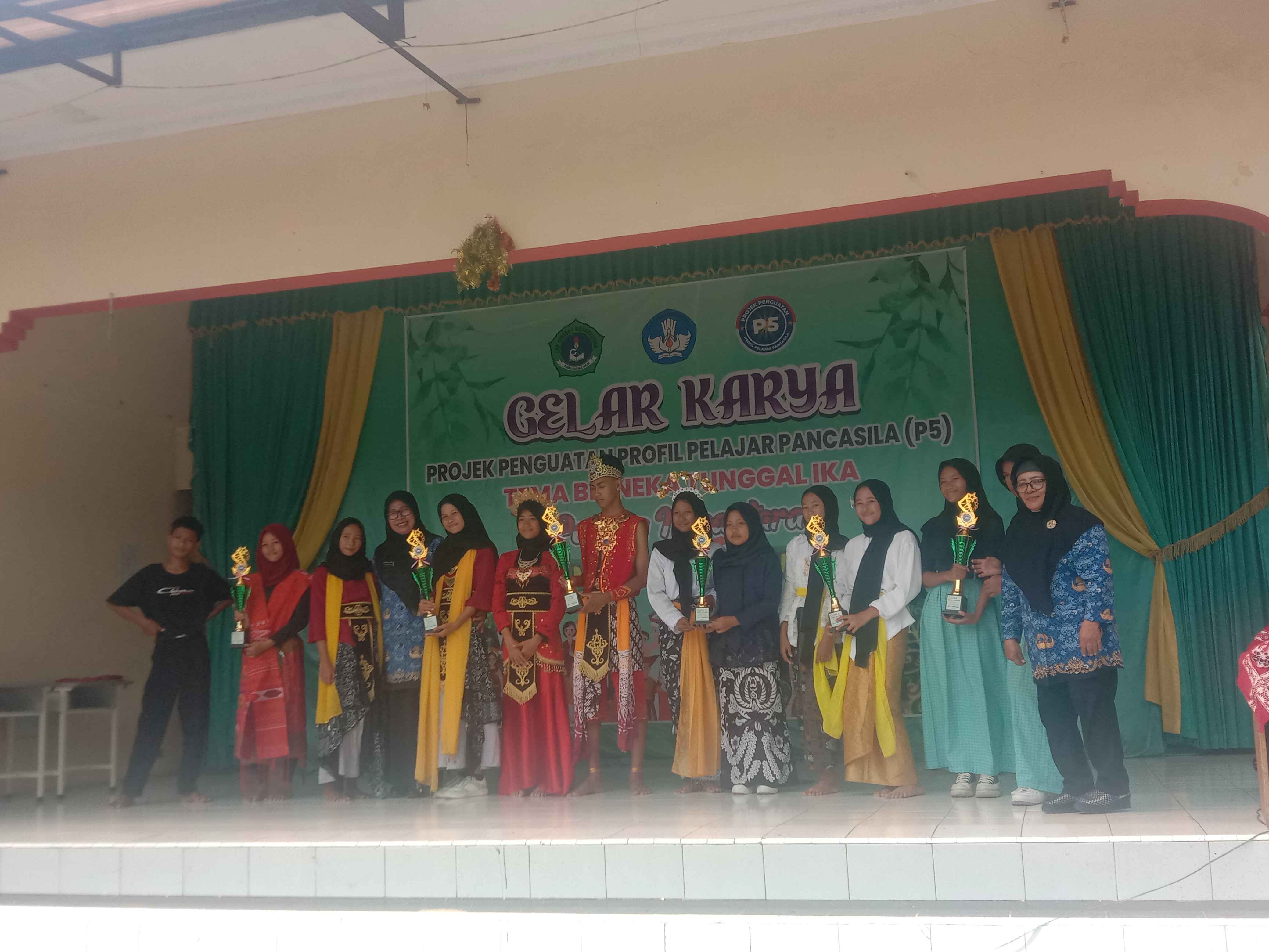 Pentas Penilaian P5 SMPN 1 Wonopringgo